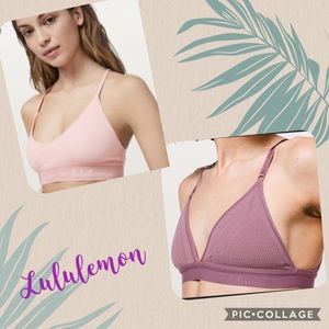 2 lululemon bralette ❤️ sz L NWT w/free lulu bag